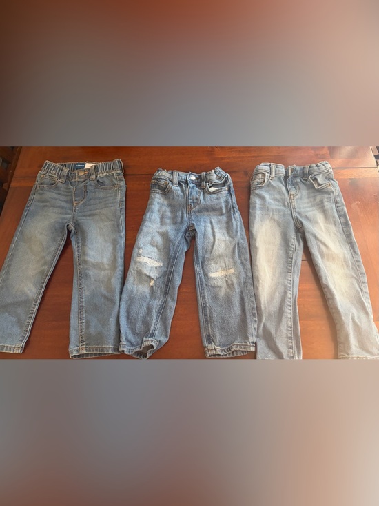 Old Navy Other - 2T Lot Of 3 Pair Of Jeans Old Navy And Jumping Beans 2 Straight And 1 Skinny